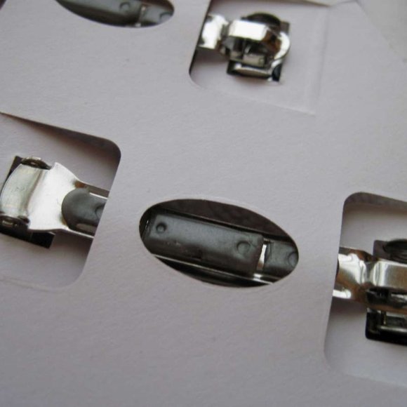 3 Goody Stay Put Slide Proof Hair Barrettes Secure Back Clips Blonde Black Brown - Picture 10 of 12